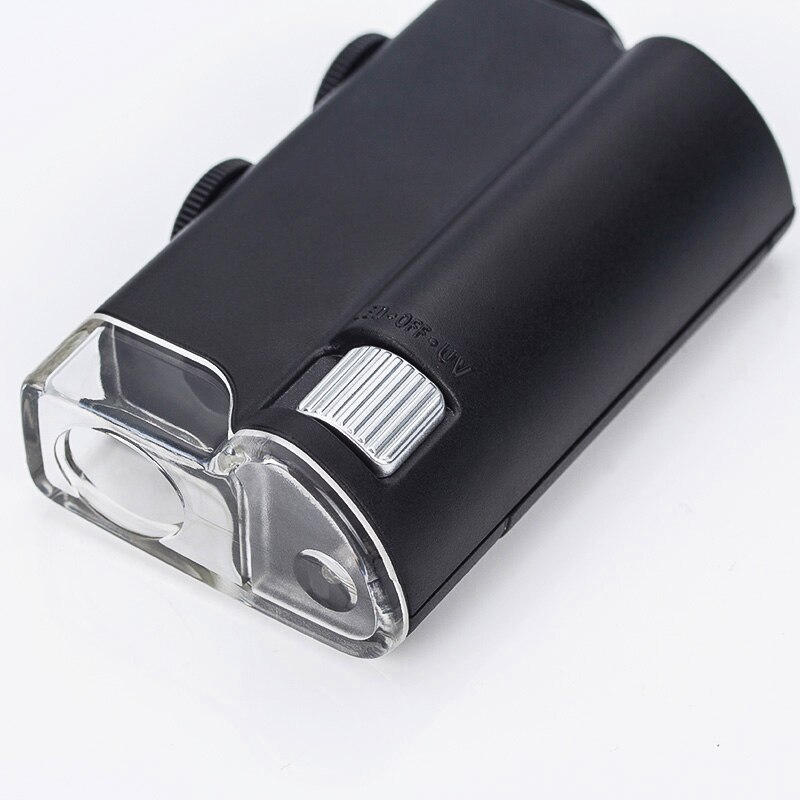 Kính lúp 200X-240X mini có đèn ( SOI ĐỒ GỐM SỨ CAO CẤP, MẪU VẬT SIÊU NHỎ )