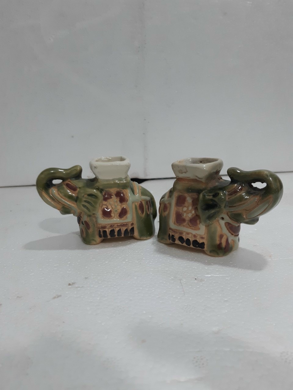 323. Hủ đựng tăm voi 1 cặp