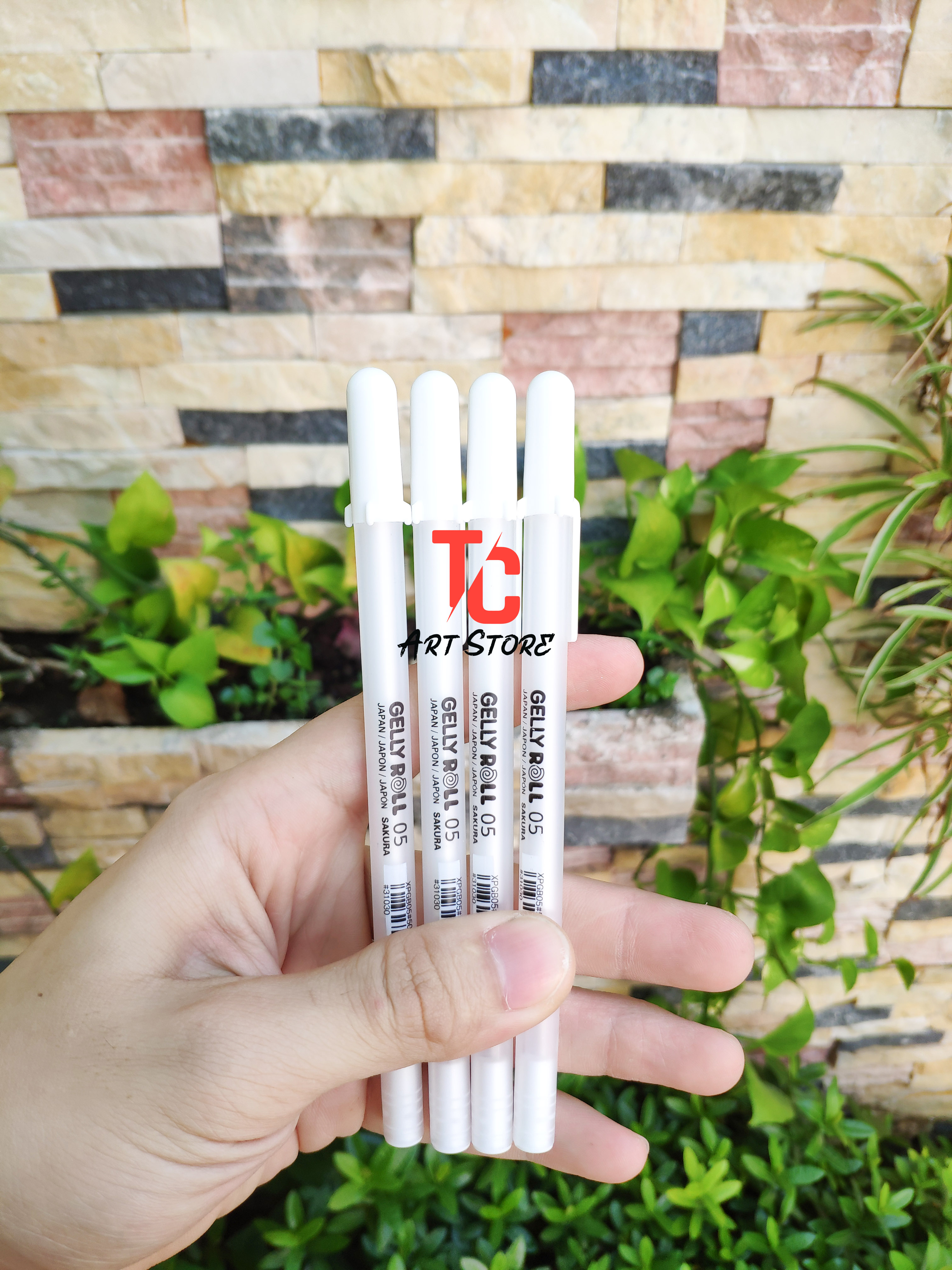 [HCM]BÚT GEL TRẮNG SAKURA ROLL