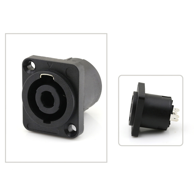 Speakon Speaker Jacks - Female - Square (10 Pieces)