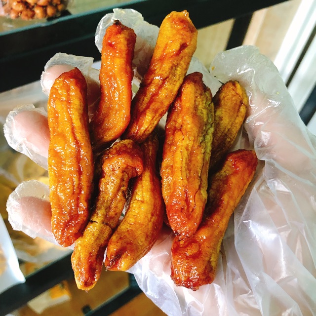 1kg chuối sấy dẻo thơm ngon
