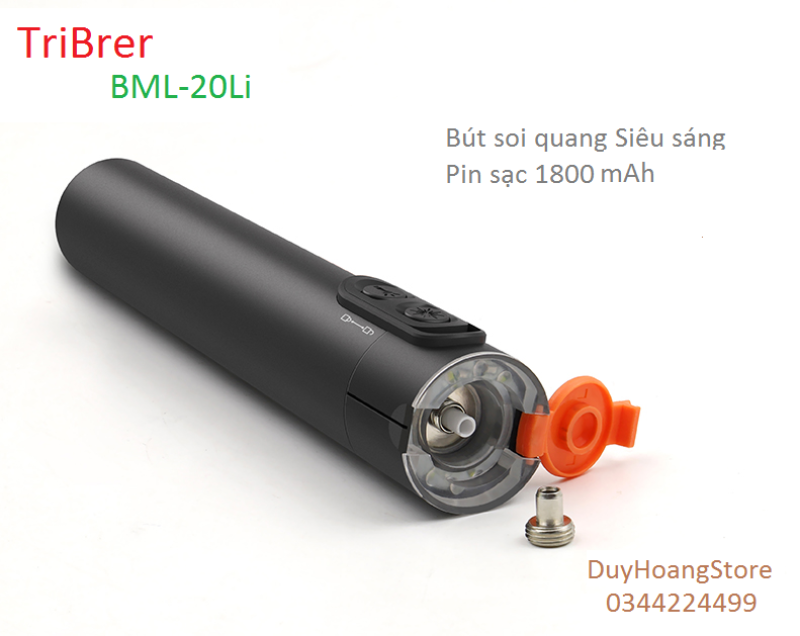 Bảng giá Bút soi quang Tribrer BML-20Li pin sạc 1800mAh 15km siêu sáng có tích hợp đèn LED Phong Vũ
