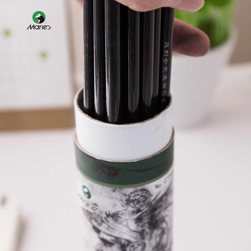 [HCM]CHÌ THAN CAO CẤP MARIES (THÂN BÚT NÉN THAN CỨNG)