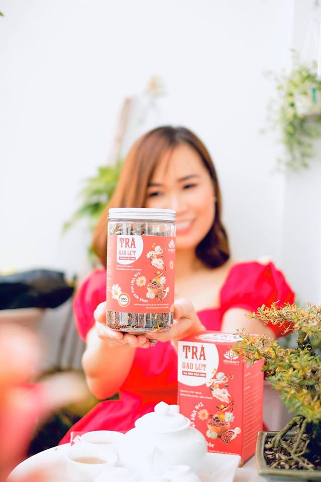 [HCM]TRÀ GẠO LỨT XẠ ĐEN  ĐẬU ĐEN