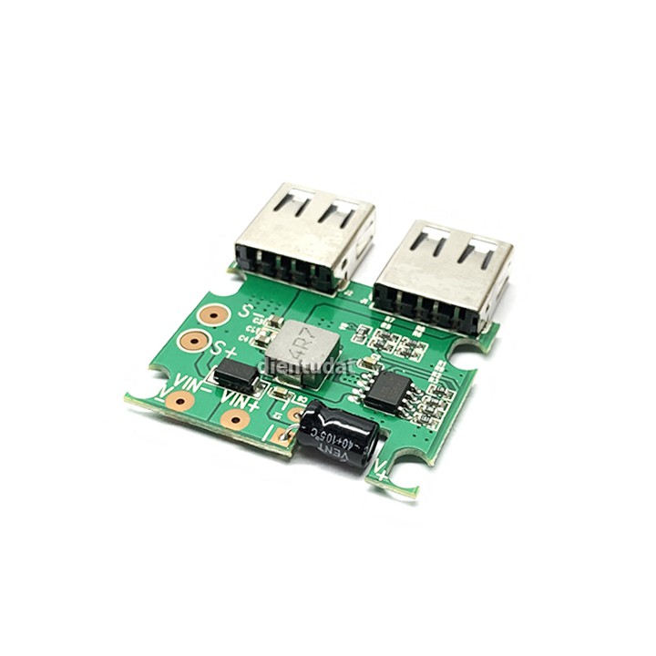 Mạch Hạ Áp Pin Mặt Trời 2 Cổng USB