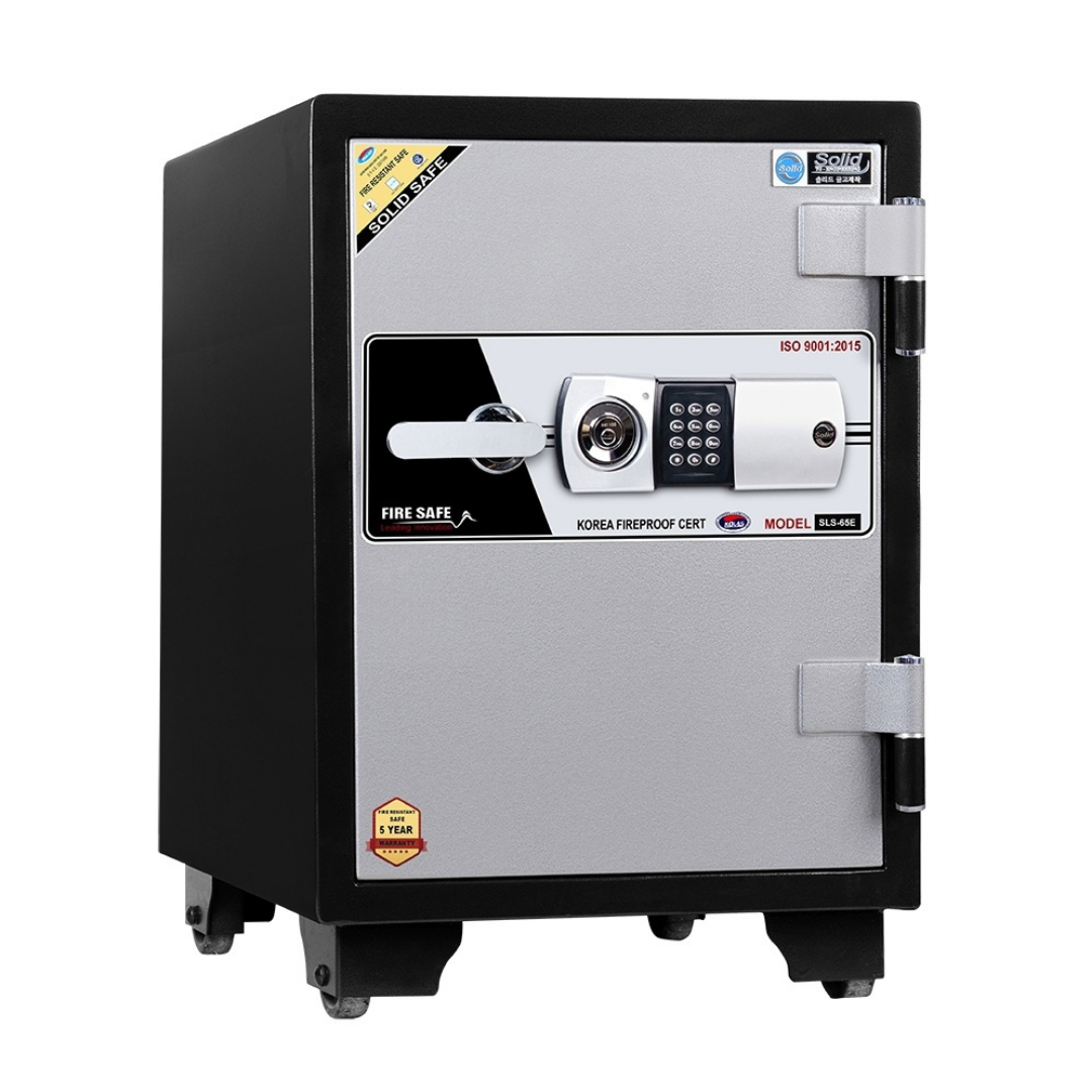 Két Sắt Solid SLS-65 (130kg) Chống Cháy 1000 độ C Hàn Quốc