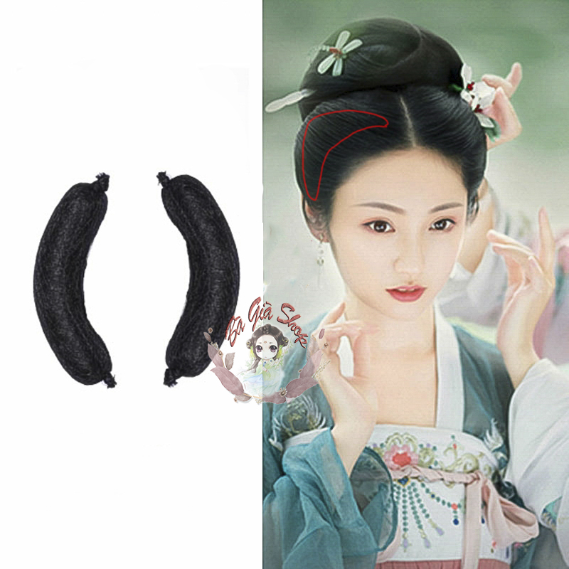 Búi tóc cổ trang búi trên búi cục