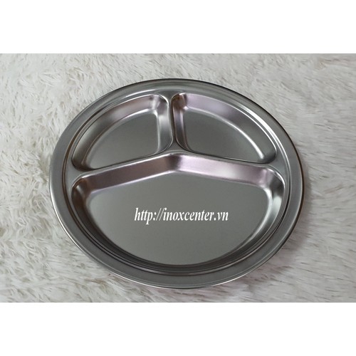Khay cơm inox 3 ngăn