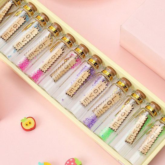 Lọ điều ước thủy tinh 12 chòm sao hoàng đạo màu sắc