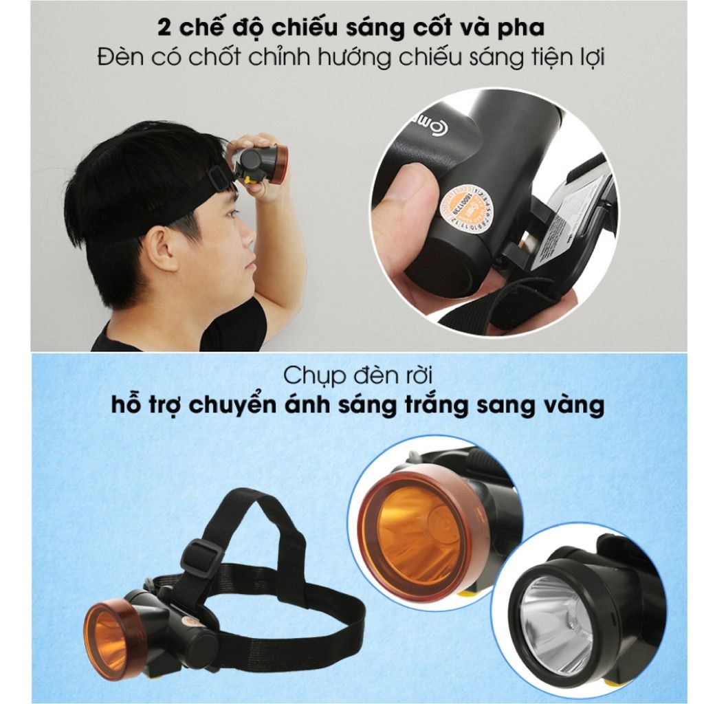 [HCM]Đèn sạc Led Comet CRT1614