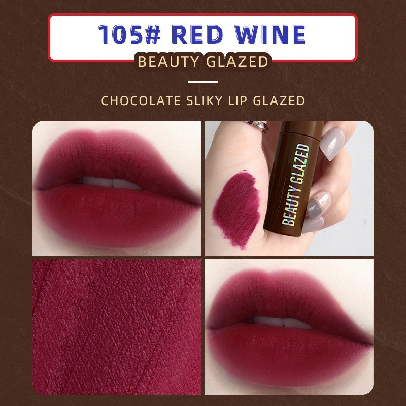 SON KEM LÌ MÀU MƯỚT MÔI CHOCOLATE