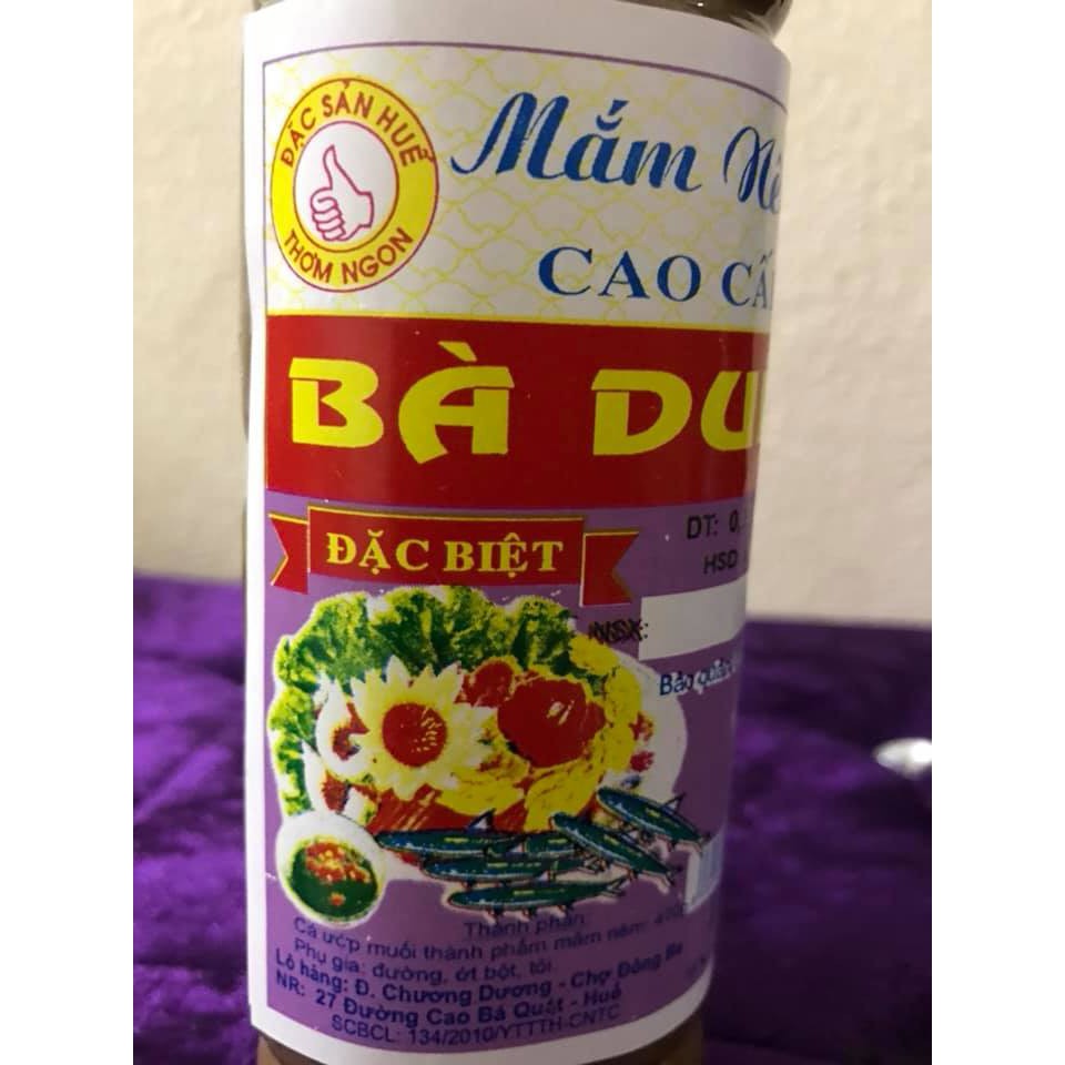 [Loại 1] Mắm Nêm Bà Duệ loại đặc biệt - Đặc sản Huế
