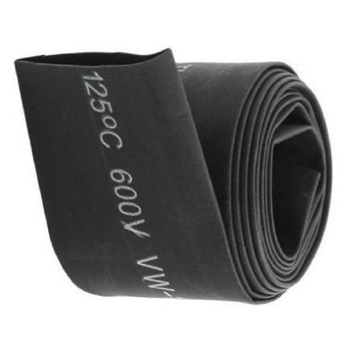 Gen co nhiệt phi 50 mm màu đen dài 1m
