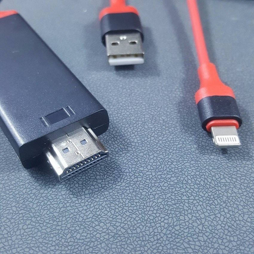CÁP HDMI CHO IPHONE 5,6,7, IPAD KẾT NỐI TIVI, MÁY CHIẾU