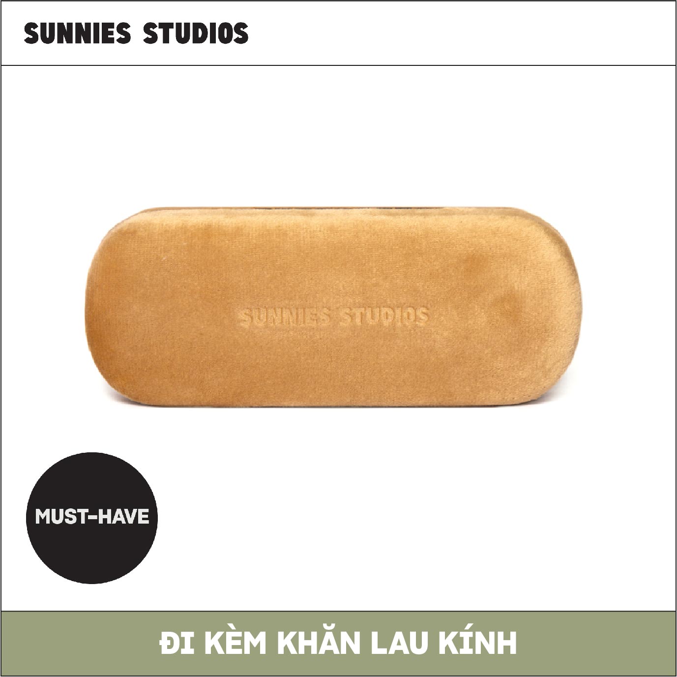 Hộp Kính Cam Nhung GingerBread Sunnies Studios