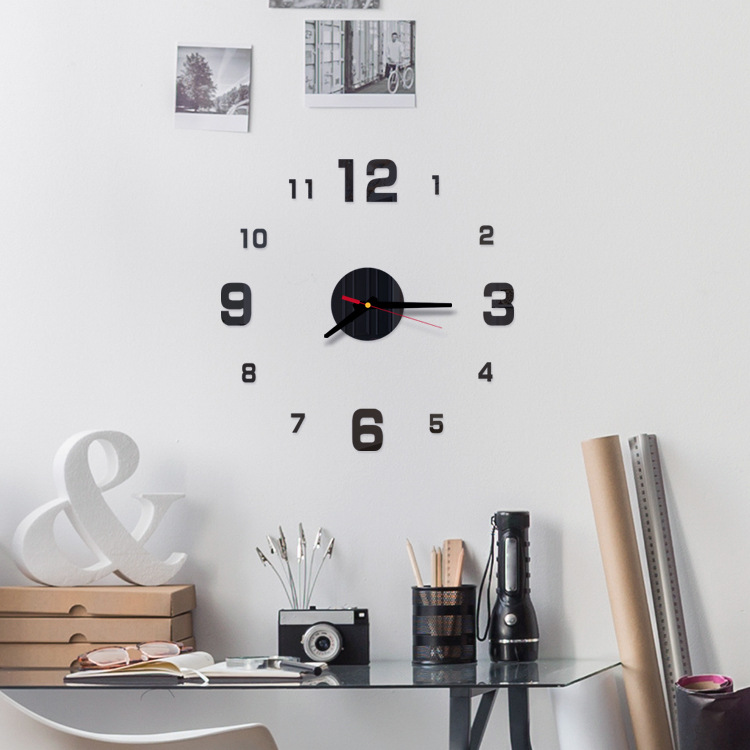 Đồng Hồ Dán tường Gấp Nhỏ Gọn - D09 - AVIliving