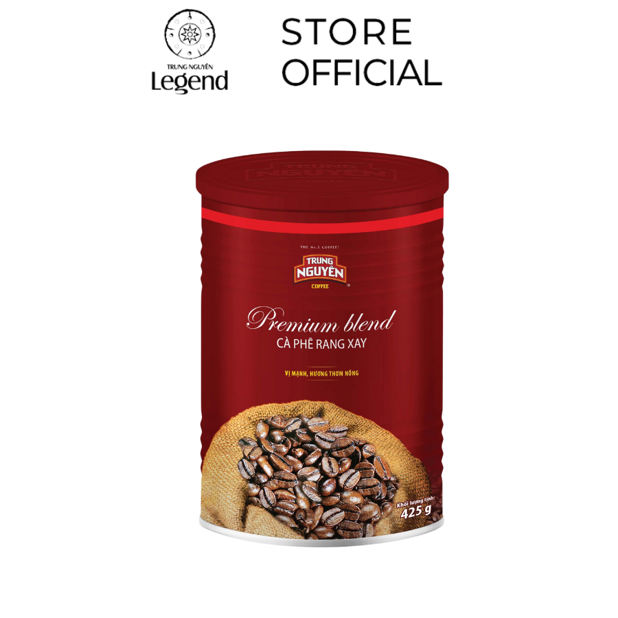 Trung Nguyên Legend Cà phê Rang Xay Pha Phin - Premium Blend - Hộp 425gr