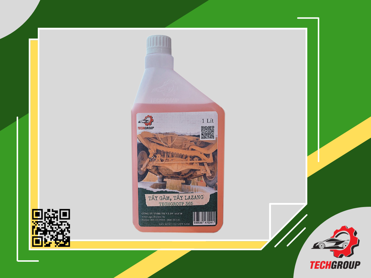 Dung dịch tẩy gầm, Lazang xe ôtô Techgroup 365 (1 lít)