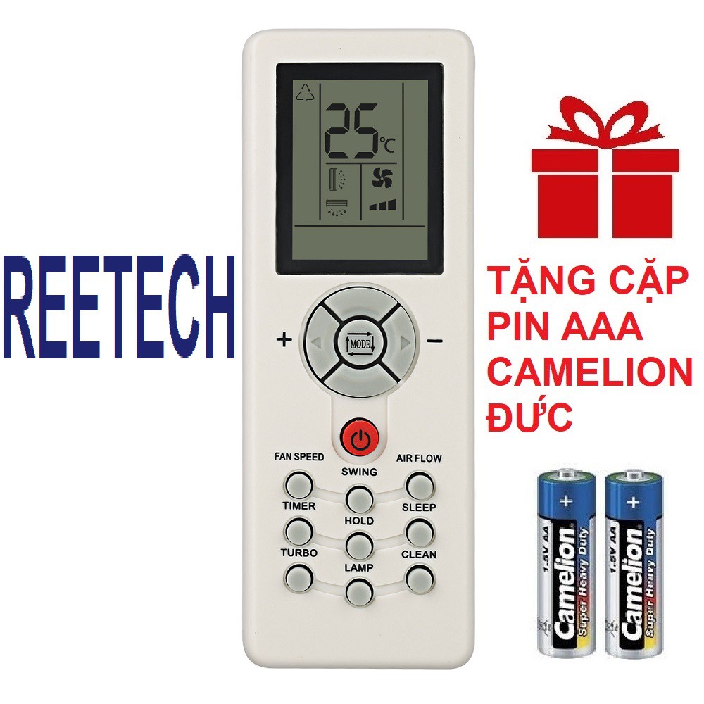 Remote điều khiển máy lạnh, máy điều hòa reetech zhgt-01