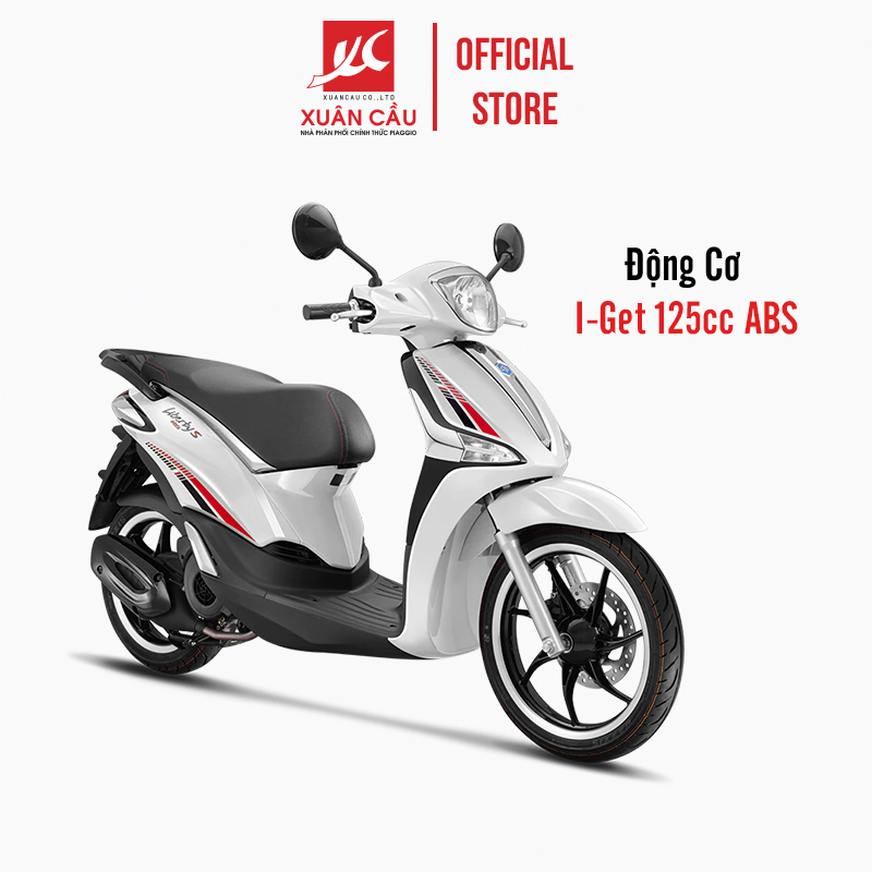 [Trả góp 0%] [Xe máy trả góp 0%]Xe máy Piaggio Liberty S Italia ABS 125 iGET -  Mới 100%