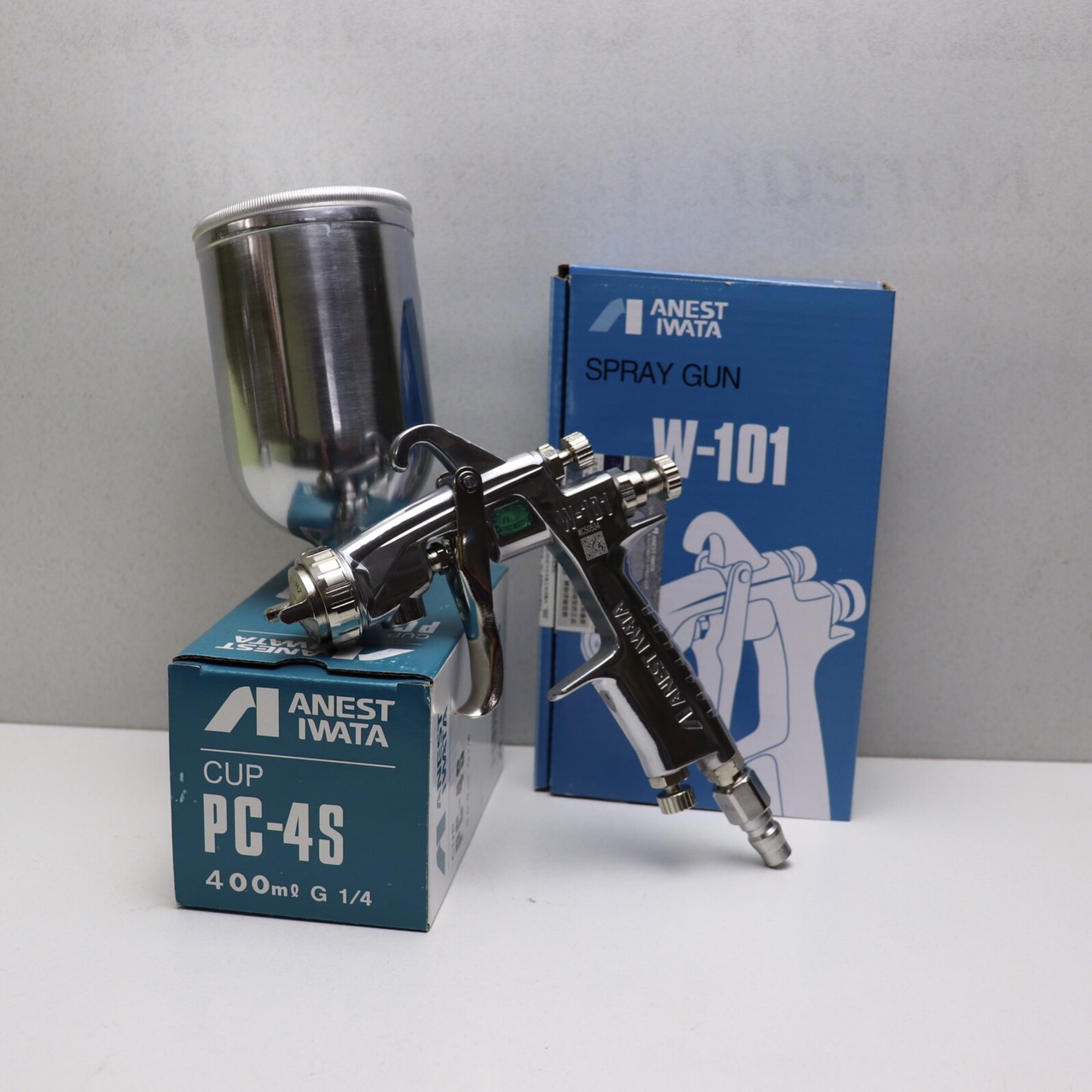 Dụng Cụ Phun Sơn Xe,Sơn Gỗ Bóng Màu W101 ANEST IWATA 0.8mm,1.0mm,1.3mm,1.5mm