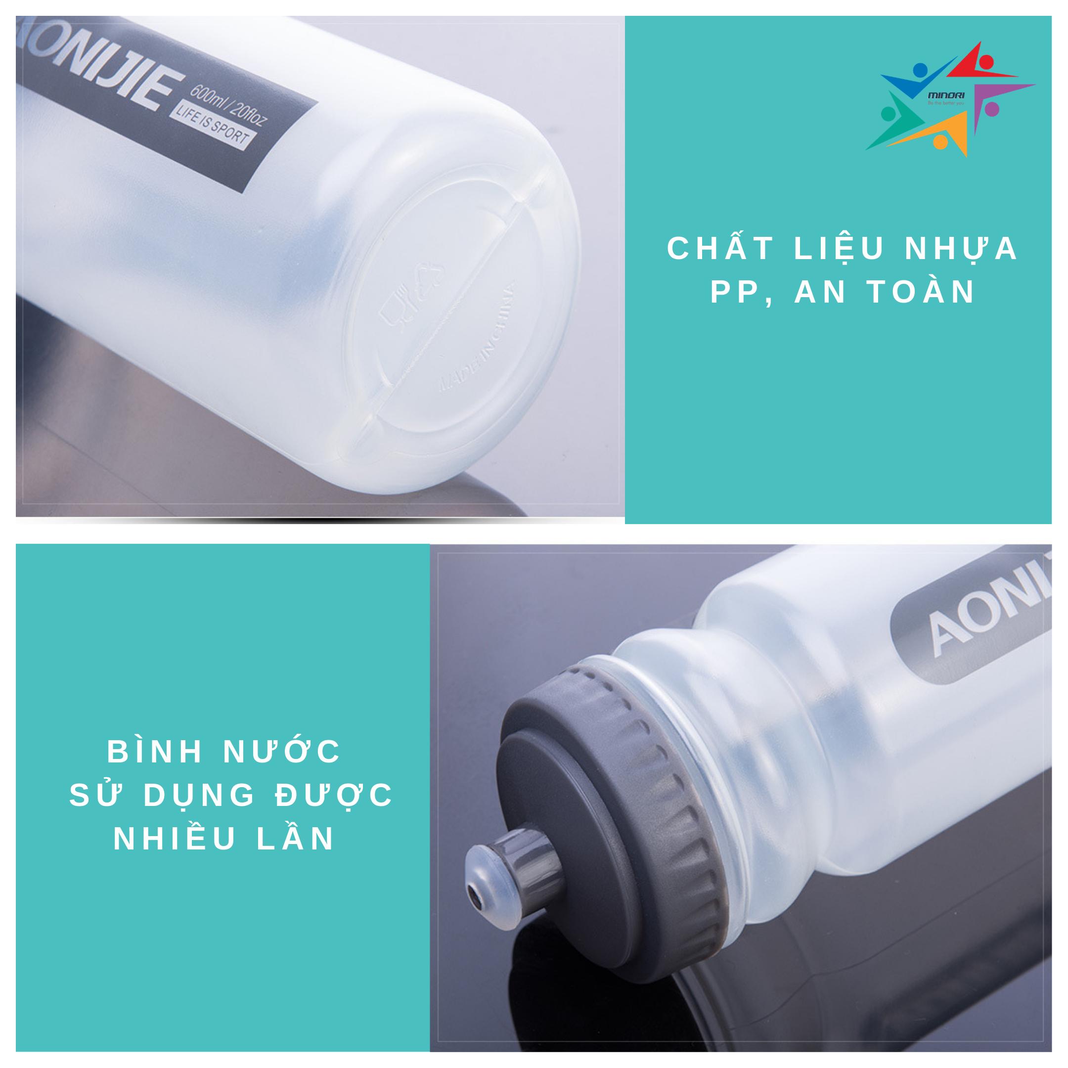 BÌNH NƯỚC THỂ THAO AONIJIE  SH600ml