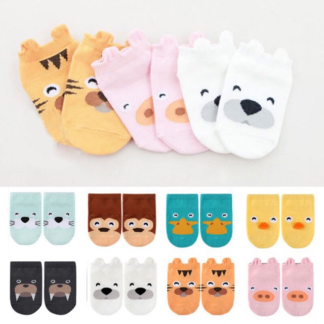 Combo 5 Vớ Tất KIDS Hình Thù Dễ Thương Cho Bé Yêu