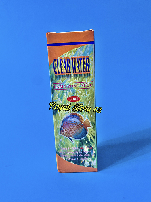 Clear Water men vi sinh làm trong nước cho bể cá cảnh cho bể cá cảnh chai 30ml Aricare