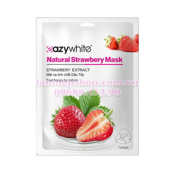 Mặt nạ - EazyWhite - Mặt nạ đắp mặt vitamin E tinh chất dâu (50ml)