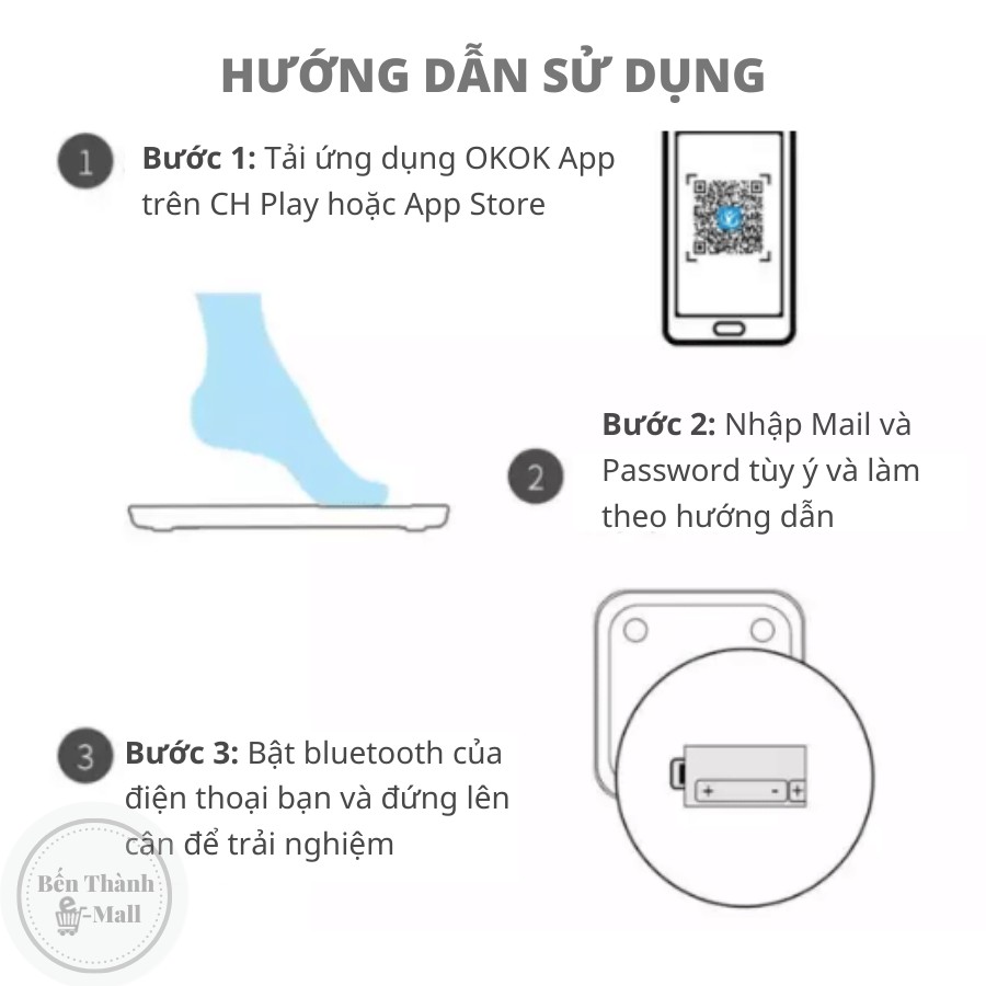 Cân Điện Tử Sức Khỏe Thông Minh Kết Nối Điện Thoại Đo Chỉ Số Sức Khỏe Kiểm Soát Ăn Uống, Hoạt Động Thể Thao