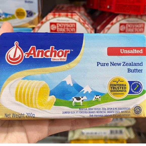Bơ lạt Anchor - Gói 200gr