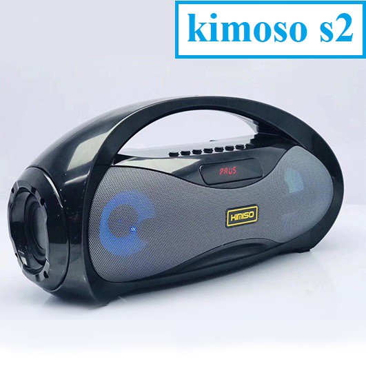 [HCM]Loa Bluetooth Karaoke Xách Tay KIMISO S2 - Loa Bluetooth Mini Di Động Âm Bass Cực Hay Đèn Led Sống Động