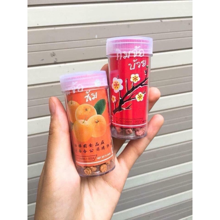 Xí muội ô mai hoa đào Thái Lan