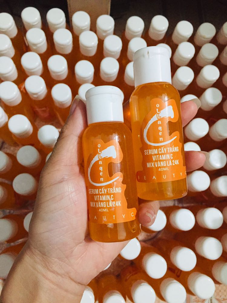 [Ảnh thật] serum vitamin C cấy trắng body