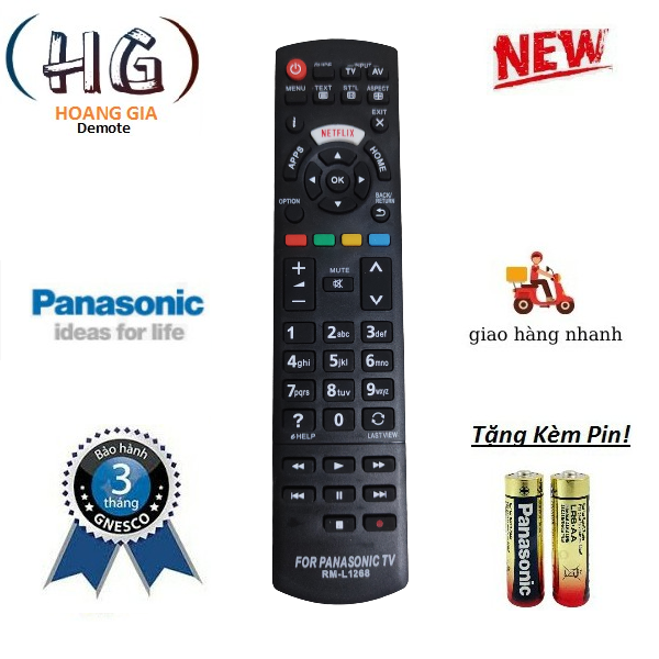 Điều khiển cho smartTV, LCD tivi Panasonic