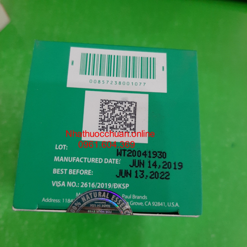 Wit tăng cường thị lực, giảm mỏi mắt, mờ mắt ( hộp 30 viên)