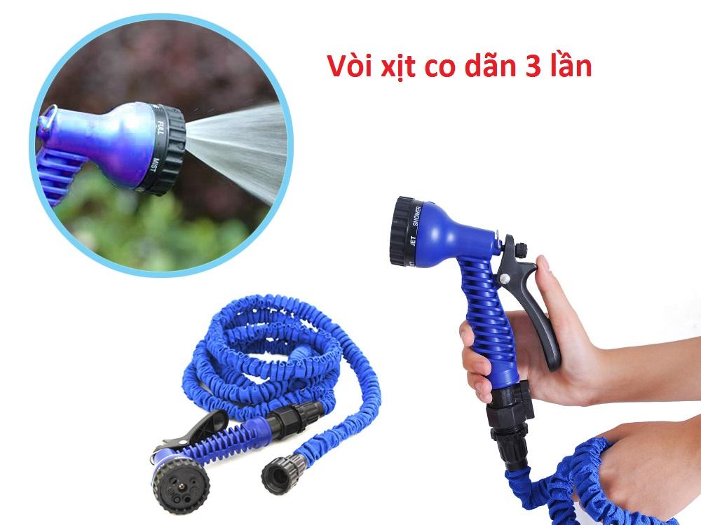 Vòi xịt nước tưới cây rửa xe Magic hose 15m Cao Cấp