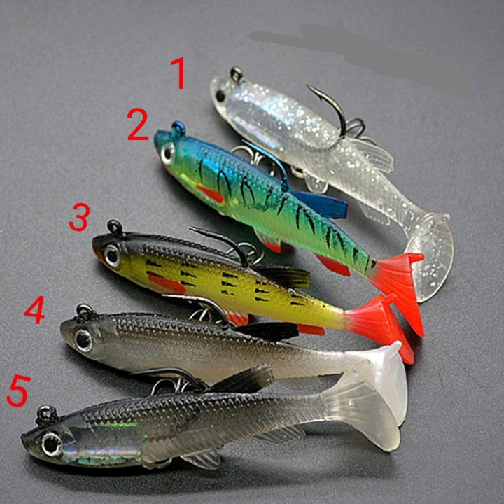Mồi Câu Cá Giả mồi Mềm siêu nhậy 9cm 14g