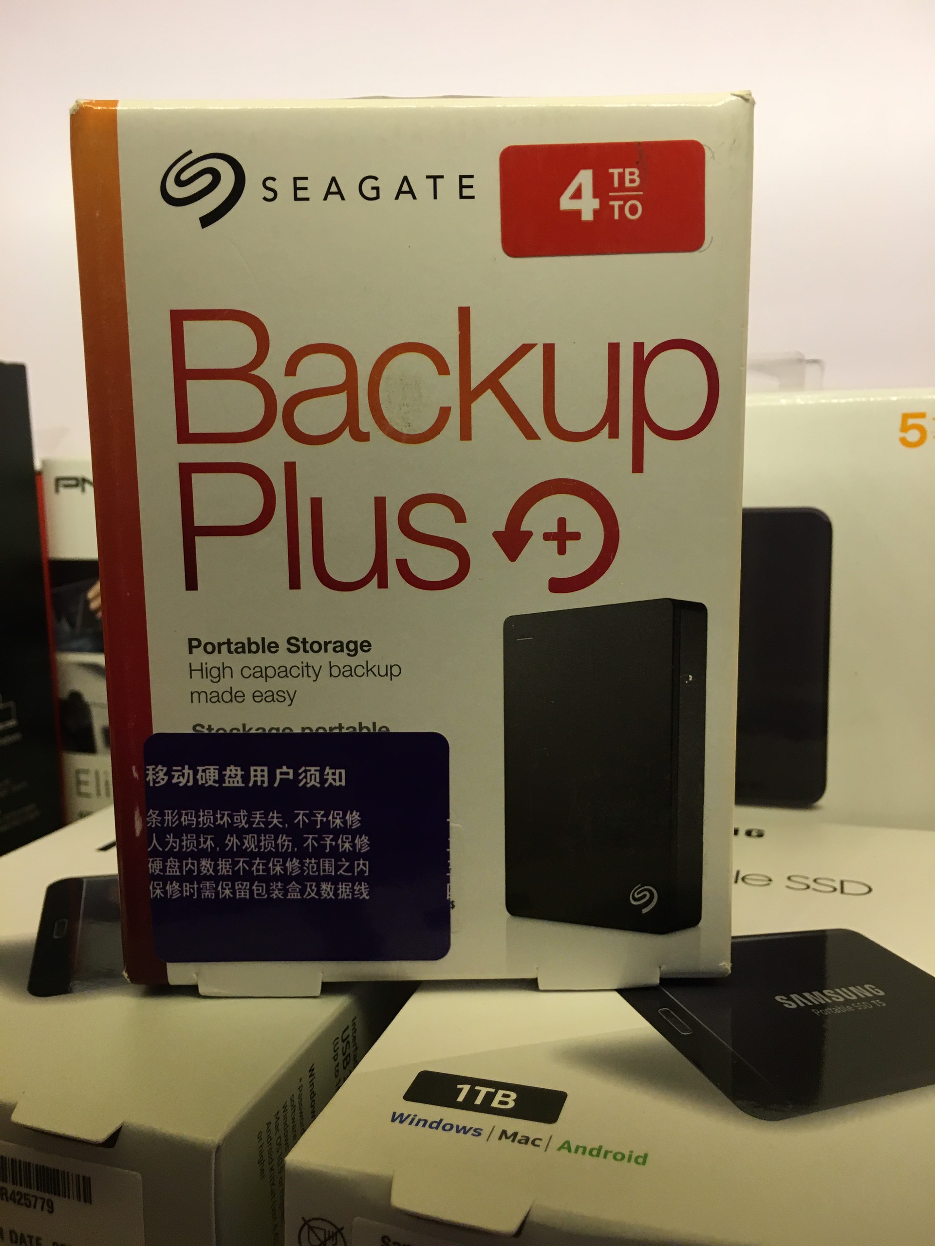 Ổ cứng di động Seagate Backup plus/Seagate Basic/Seagate One touch/Seagate Expansion 4TB USB 3.0