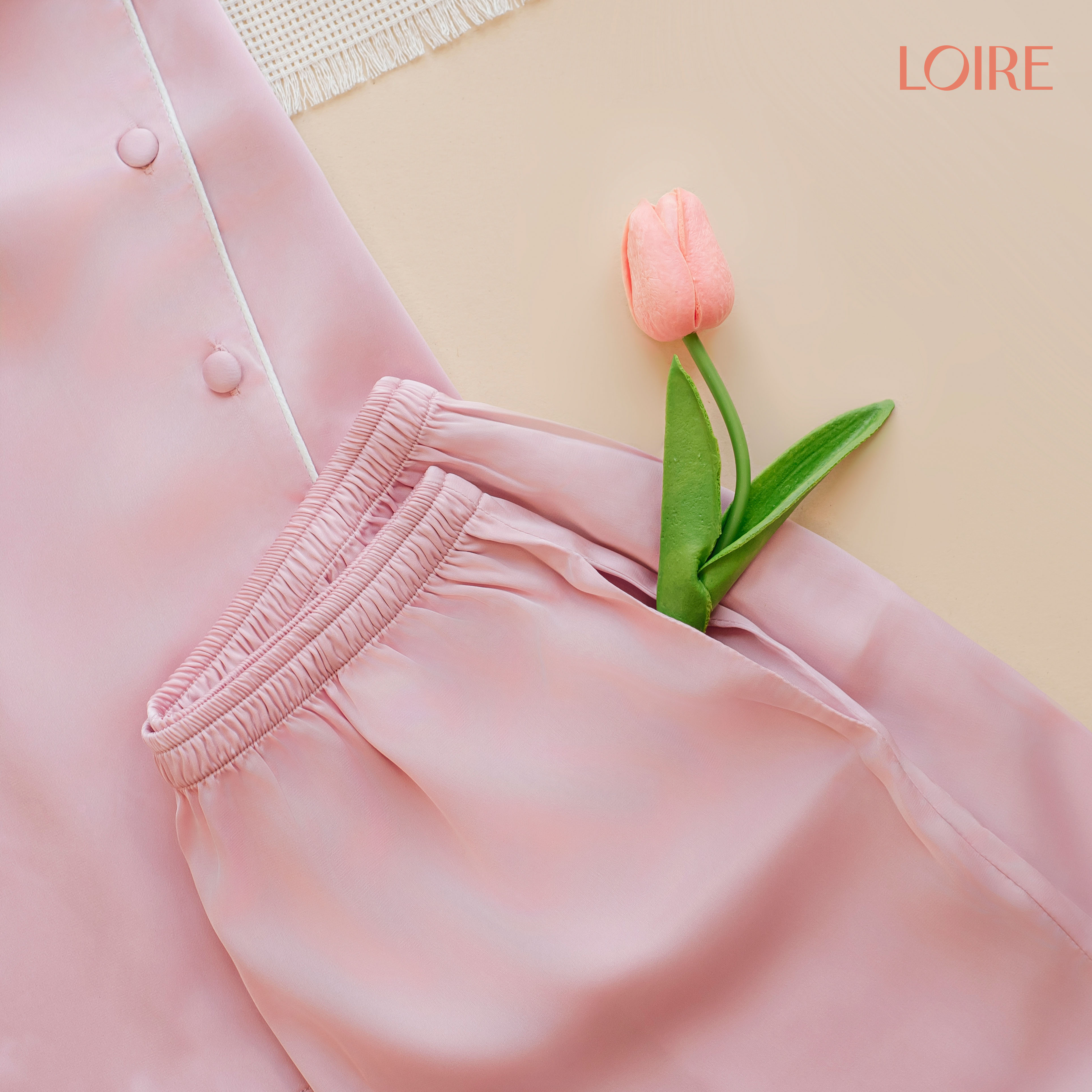 Bộ Pijama Dài Basic Loirechic PDD01