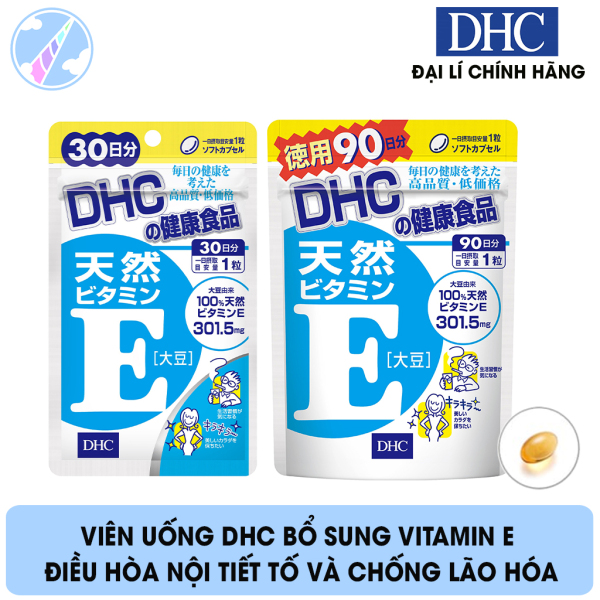 [HCM]Viên Uống DHC Bổ Sung Vitamin E Điều Hòa Nội Tiết Tố và Chống Lão Hóa