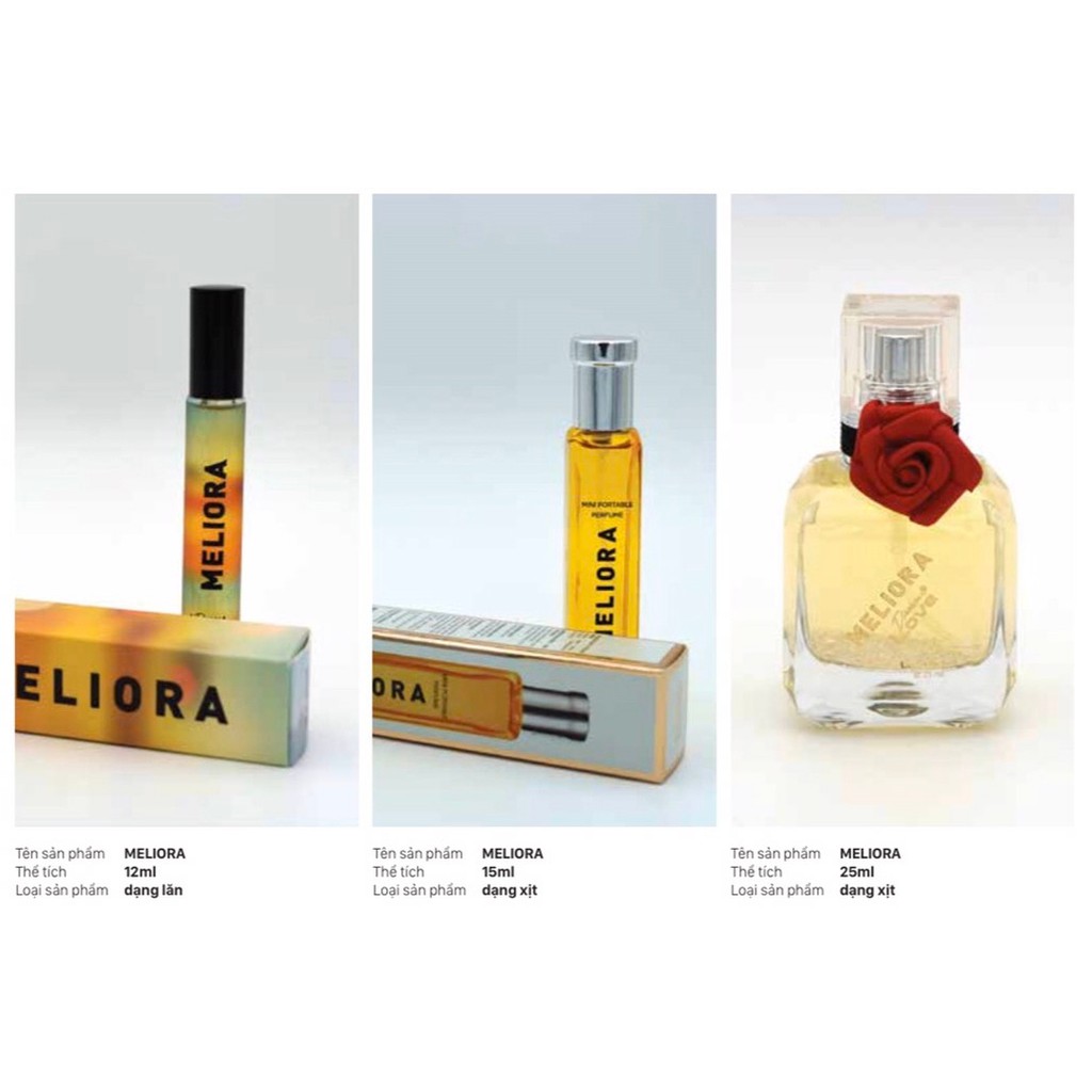 Nước hoa Meliora 15ml (dạng xịt) - Eau De Parfum Dream Love