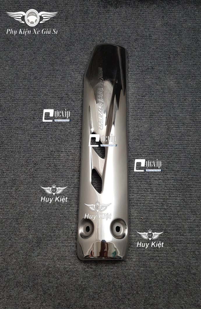 Ốp Che Pô Exciter 2010 (2008 - 2010) Inox 304 MS1655