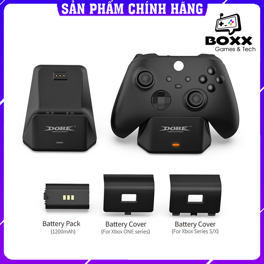 Dock sạc cho tay cầm Xbox one s xbox series x kèm dock và pin sạc cao cấp