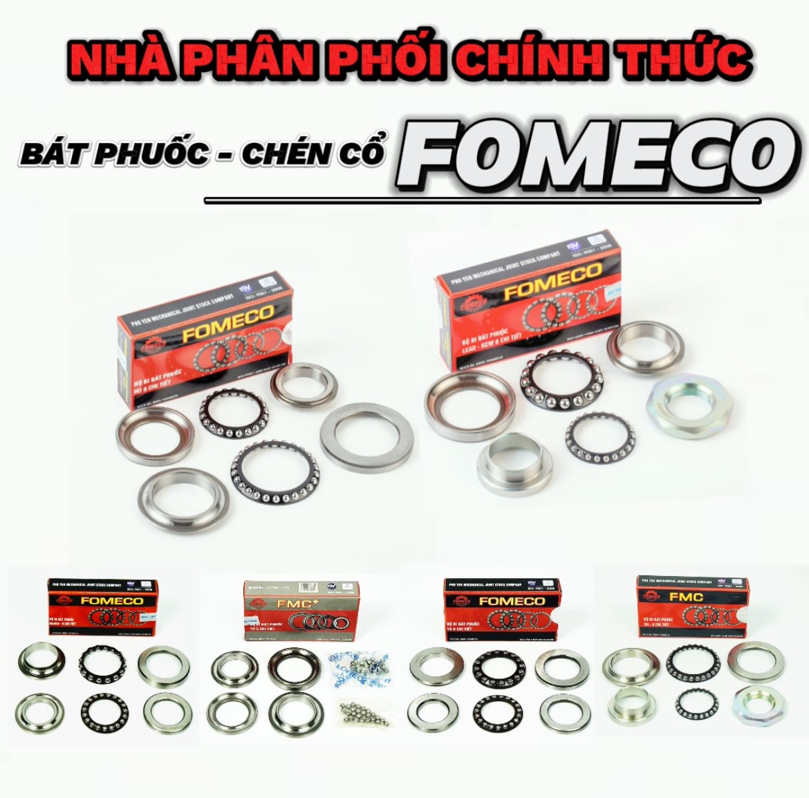 Bát phuốc (chén cổ) xe máy FOMECO