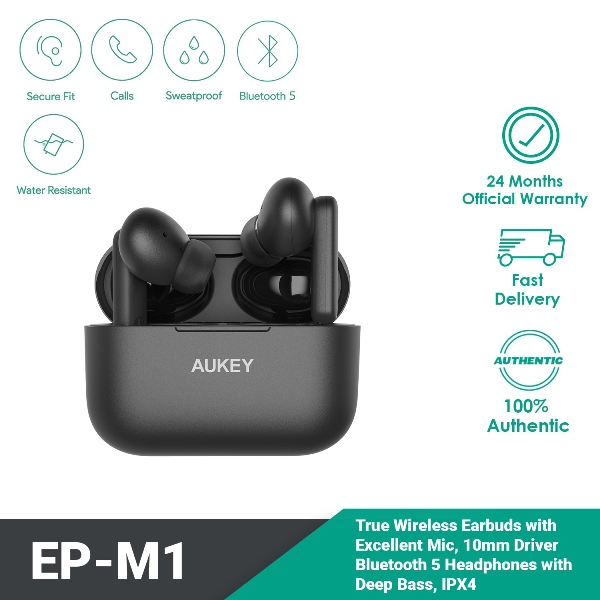 Tai nghe true wireless AUKEY EP-M1 IPX4