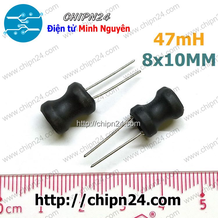 Cuộn cảm 47mh 8x10mm 0810 p=5mm