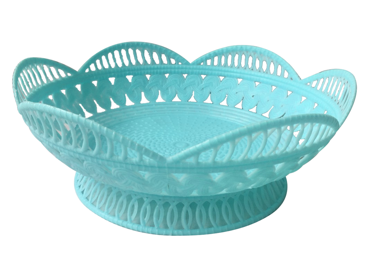 Rổ nhựa đan có chân tự lập tl 948 - 26cm
