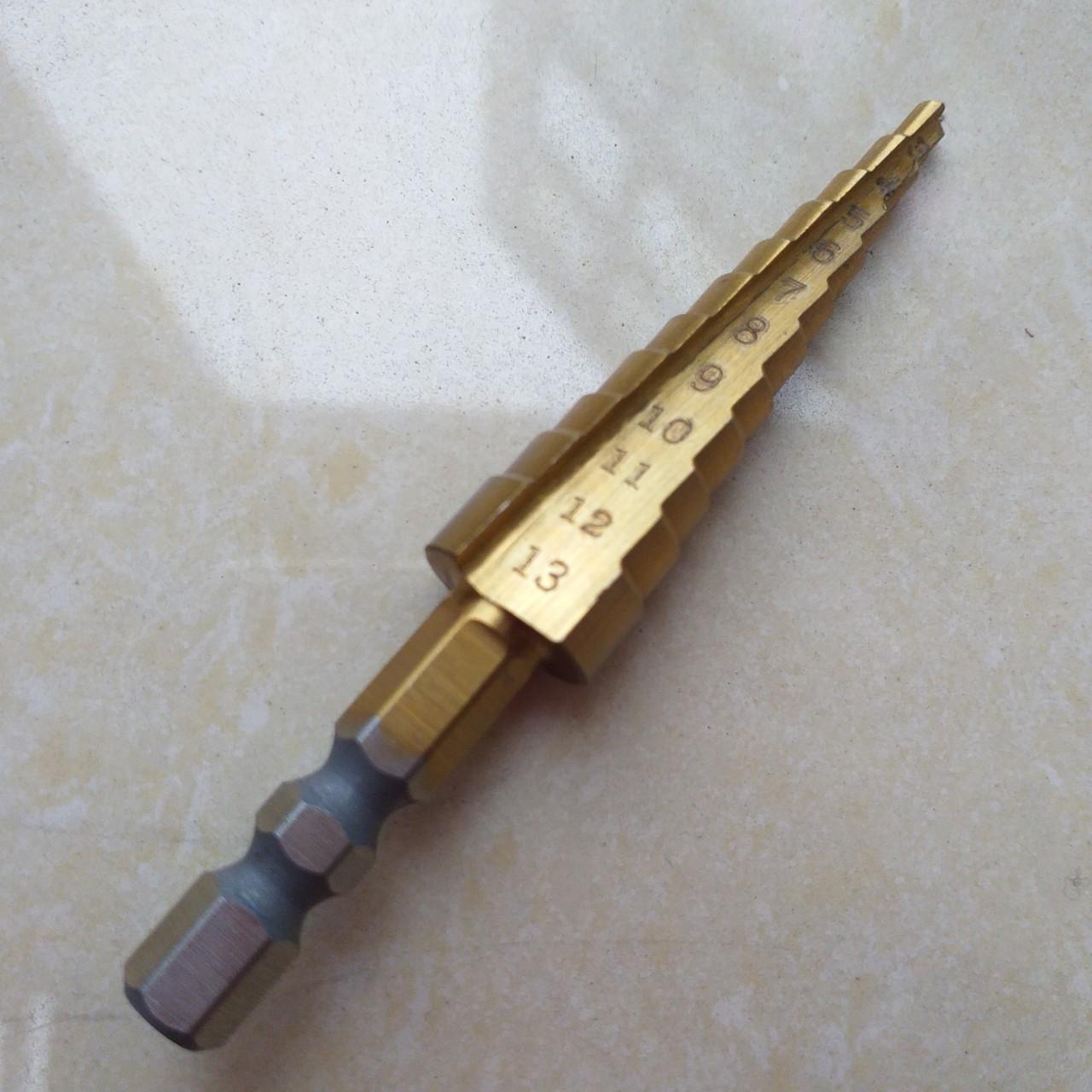 MŨI KHOAN THÁP BƯỚC 3-13MM