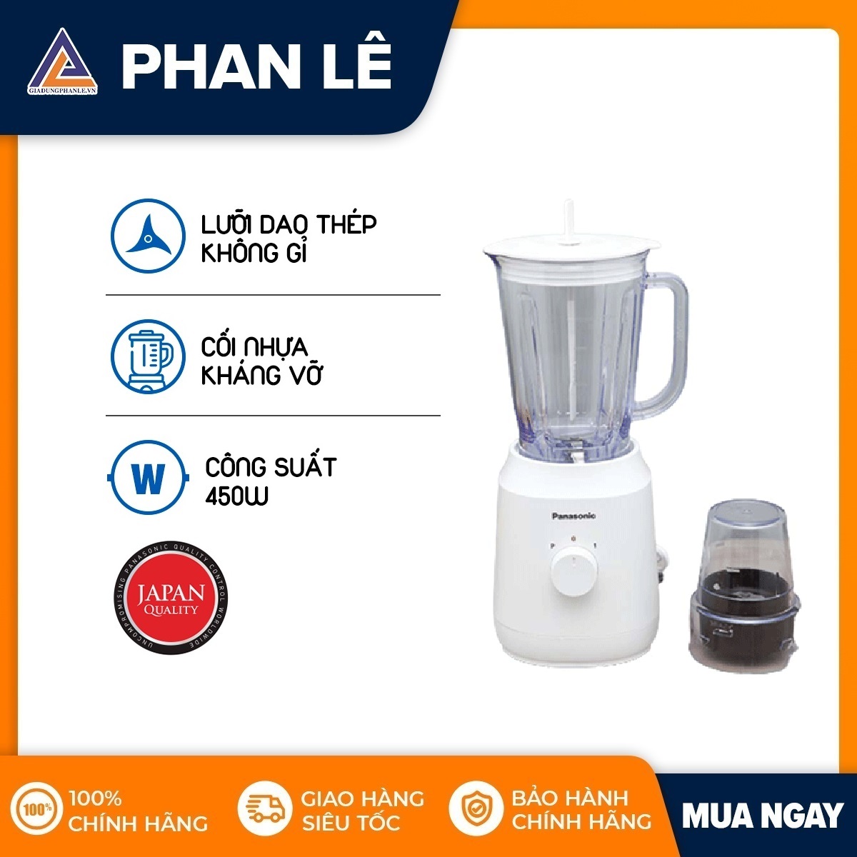 Máy xay sinh tố Panasonic MX-EX1011WRA